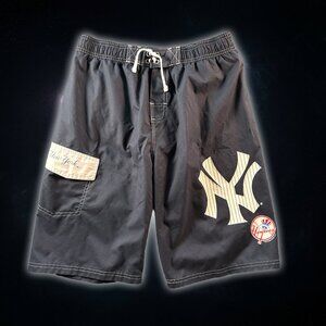 New York Yankees Navy Blue Genuine Merchandise 2013 Swim Trunks Men's Size 18/20